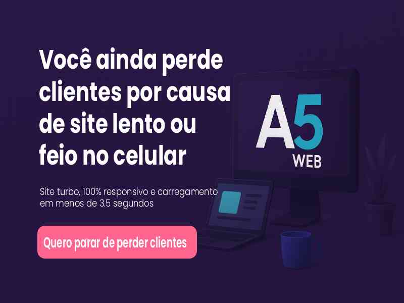 Você ainda perde clientes por causa de site lento ou feio no celular