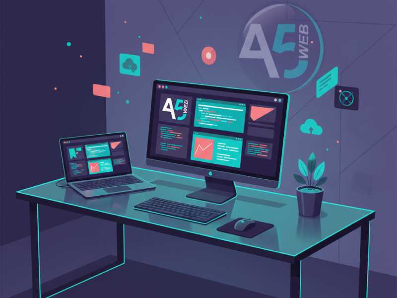 Equipe A5Web - Criação de Sites em ação